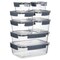 Sorbus 16 Piece Airtight Food Storage Containers with Lids - BPA Free, Keeps Food Fresh, Leak Proof, Store leftover, Meal Prep